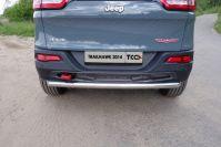 Защита задняя 60,3 мм для автомобиля Jeep Cherokee (Traihawk) 2014-, TCC Тюнинг JEEPCHERTRAIL14-11