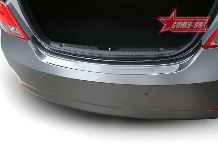 Накладка на задний бампер без логотипа для Hyundai Solaris 4D 2014, Союз-96 HSOL.36.3990