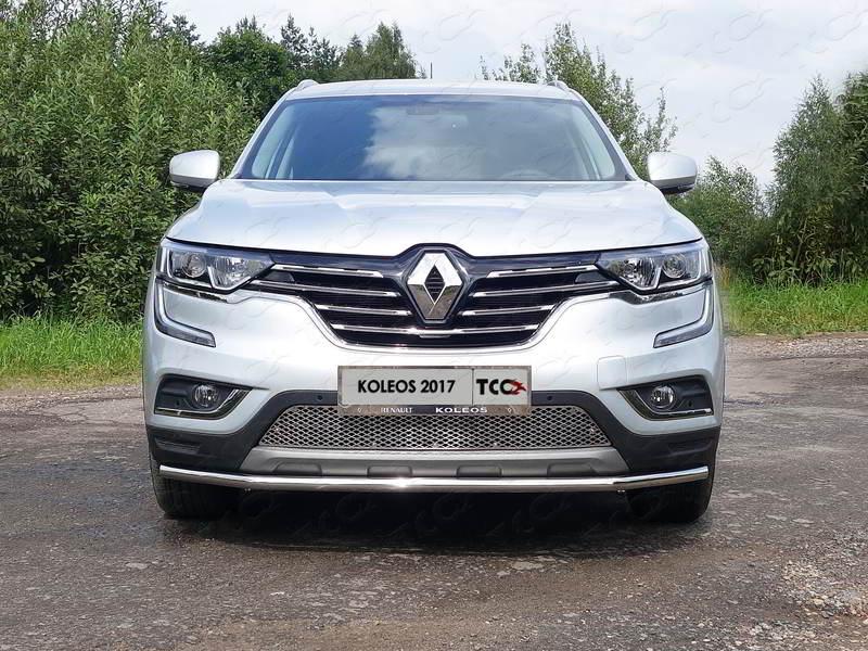 Решетка радиатора нижняя (лист) для автомобиля Renault Koleos 2017-, TCC Тюнинг RENKOL17-19