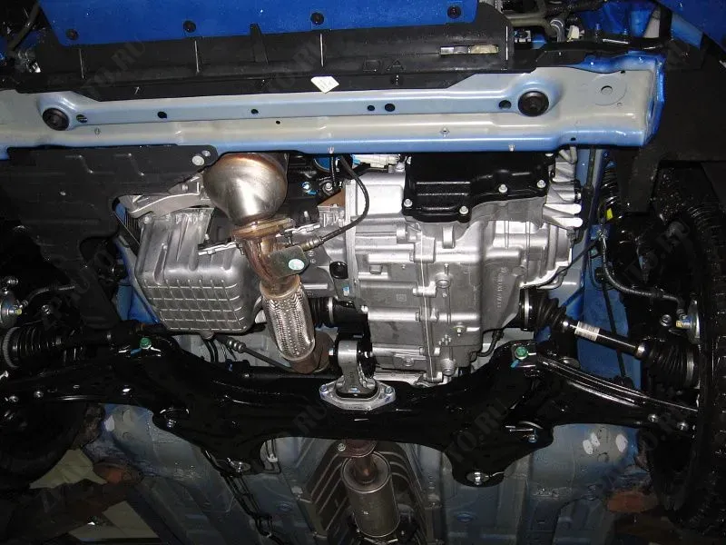 Защита картера и КПП для RAVON R3  2016 -, V-1,5 МТ, AT, Sheriff, сталь 2,0 мм, арт. 3251 V1