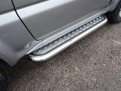 Пороги с площадкой 60,3 мм для автомобиля Suzuki Jimny 2012-, TCC Тюнинг SUZJIM16-17