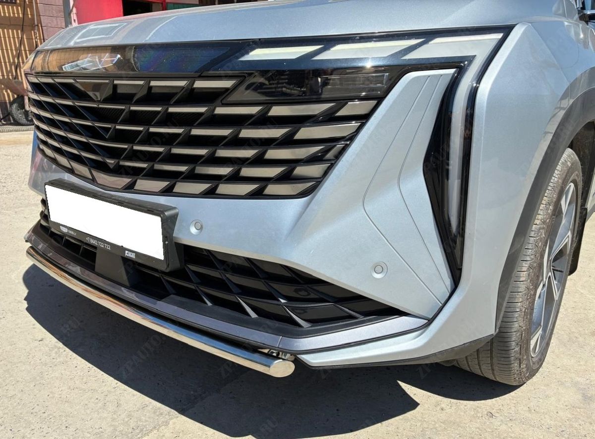 Защита переднего бампера  для автомобиля GEELY Atlas 2023 арт. GA.23.02