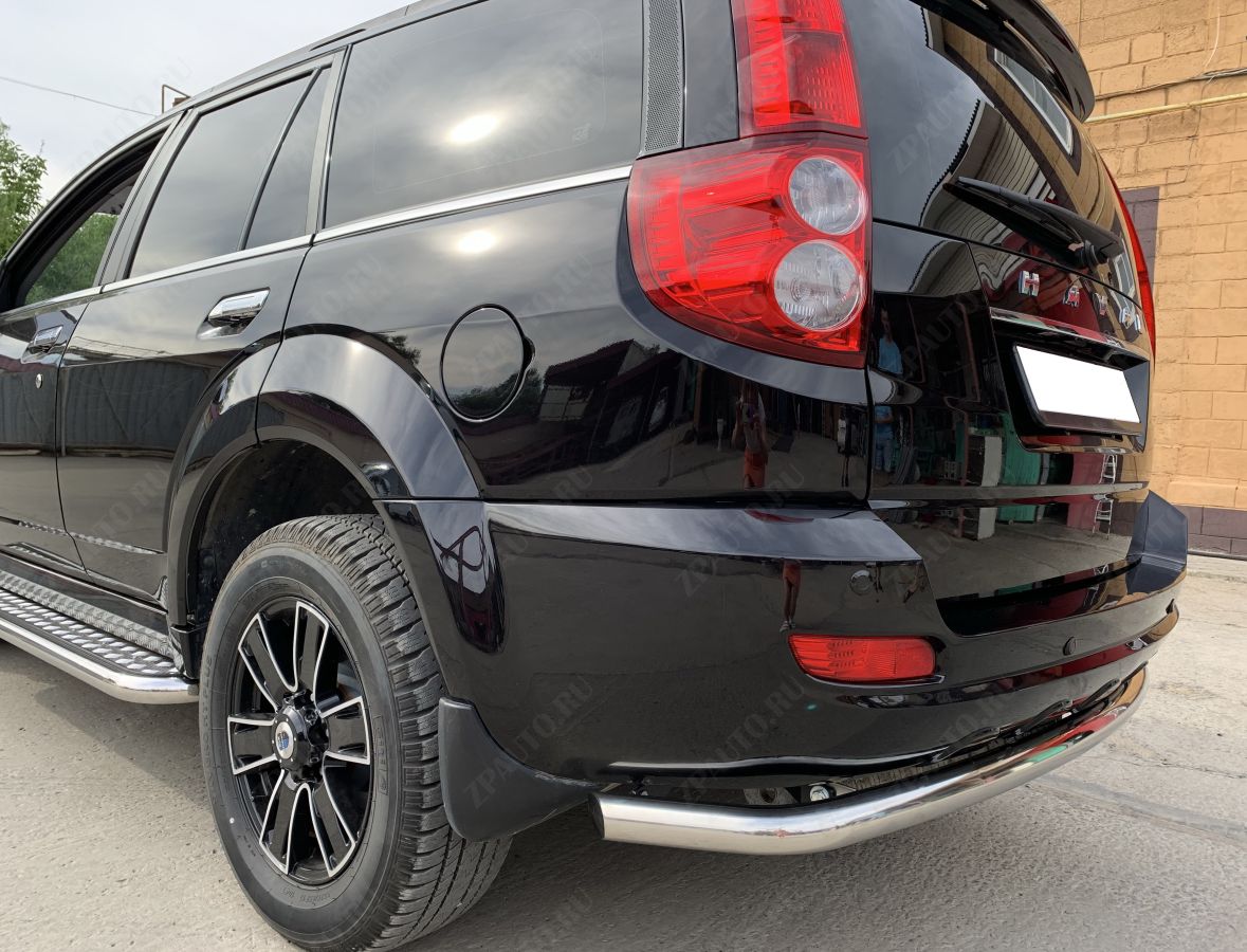 Защита заднего бампера угловая большая для автомобиля Haval H5 2020 арт. GWH5.20.21