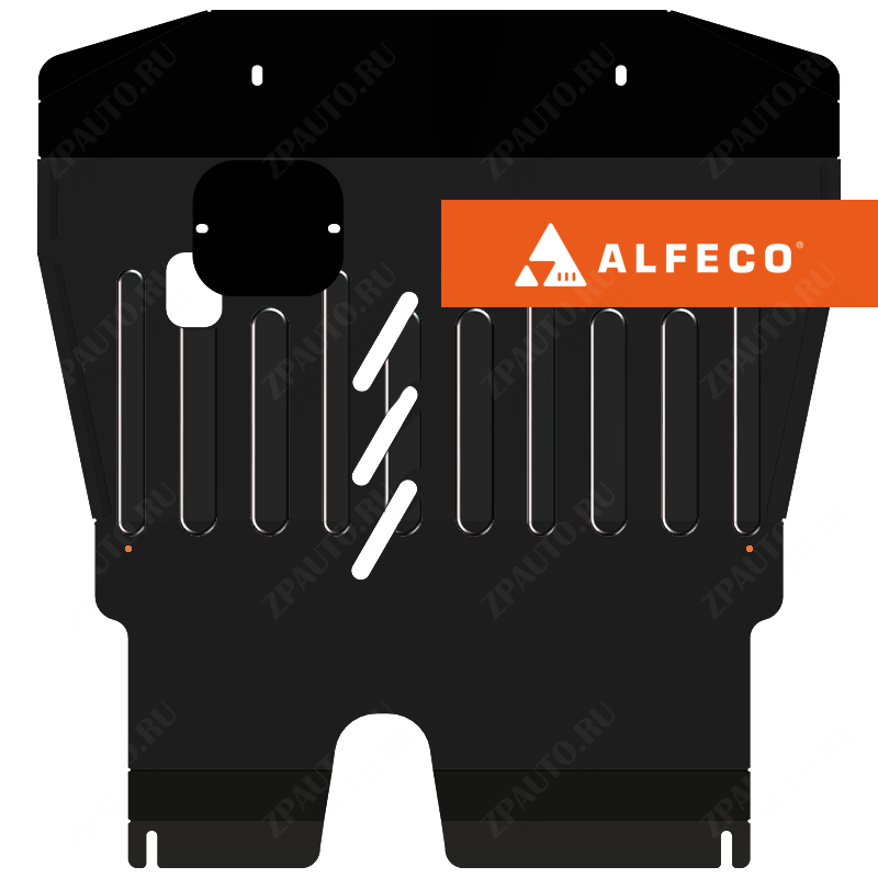 Защита  картера и КПП Geely LC Cross 2008-2016 V-all , ALFeco, сталь 2мм, арт. ALF0807st