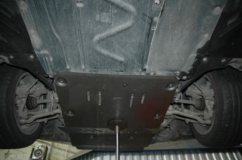 Защита картера и КПП для BMW 3 Series  2011 - 2018, V-2,0d  АТ, Sheriff, алюминий 4 мм, арт. 03.2729