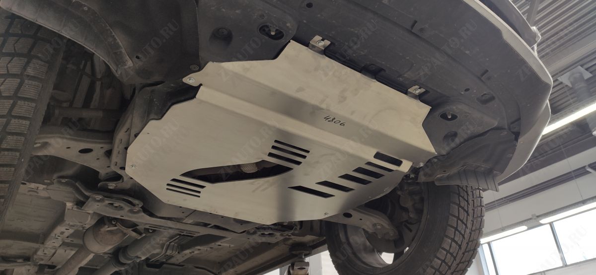 48.06ABC Защита картера ДВС и КПП CHANGAN UNI-K , (2020-) (Алюминий 4мм)