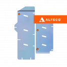 GAC GS4 2025- V-1,5T FWD защита тормозной магистрали (2 части), ALFeco, алюминий, 4 мм, арт. ALF4909al