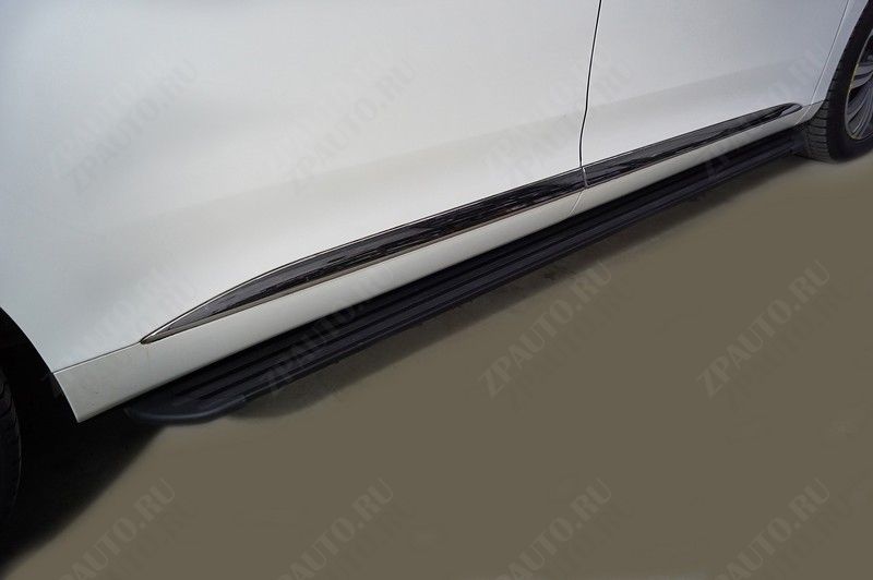 Пороги алюминиевые "Slim Line Black" 2020 мм Gac GN8 2021- арт. GACGN821-05B