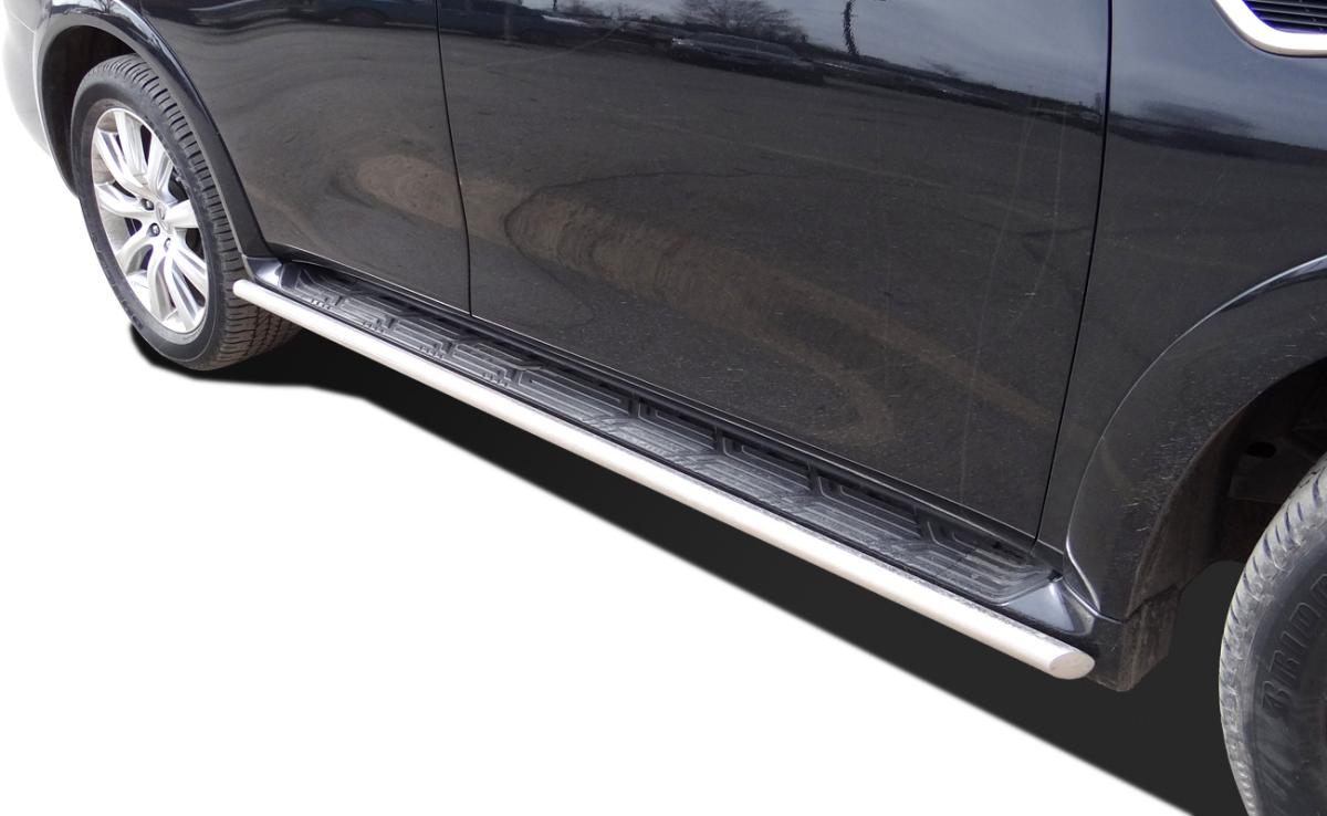 Защита штатного порога для автомобиля INFINITI QX56. IQX.11.30, Россия