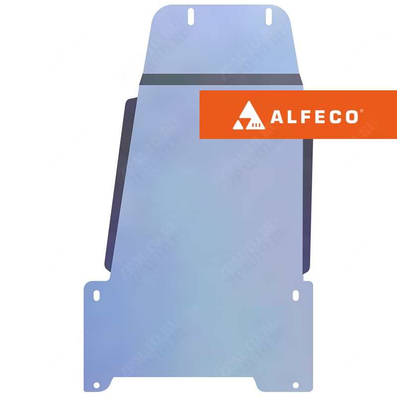 Защита  КПП SsangYong Actyon 2005-2011 V-all , ALFeco, алюминий 4мм, арт. ALF2102al