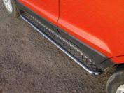 Пороги с площадкой 42,4 мм для автомобиля Ford EcoSport 2014-, TCC Тюнинг FORECOSPOR14-08