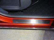 Накладки на пороги (лист шлифованный) для автомобиля Lada XRAY 2016-