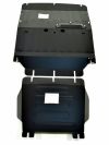 Защита  картера и КПП (2части) Hyundai Grand Starex 4wd 2017- V-all , ALFeco, сталь 2мм, арт. ALF1052st