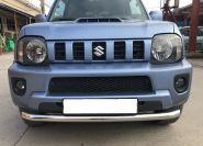 Защита переднего бампера для автомобиля Suzuki Jimny арт. SJM.12.02