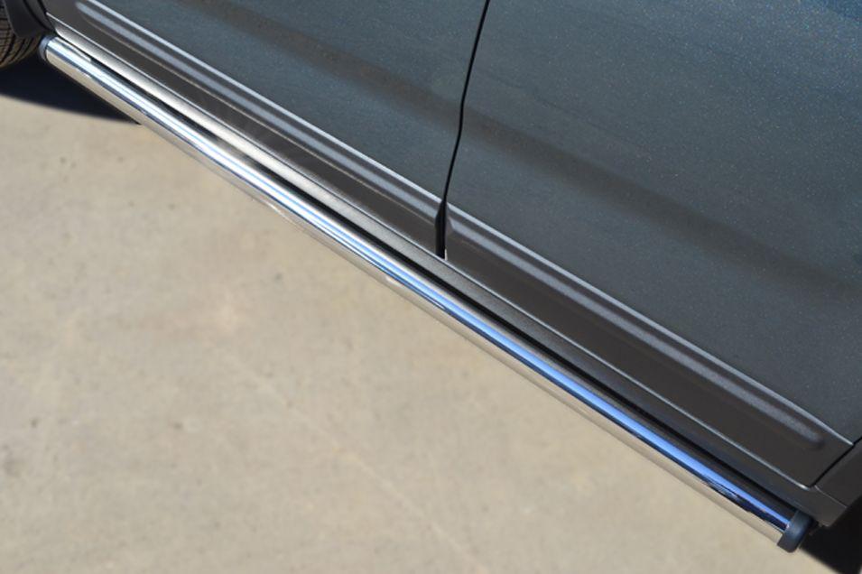 Пороги труба d57 вариант 2 для KIA Sorento 2013, Slitkoff KIT-0012682