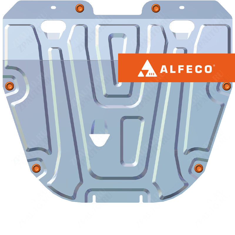 Защита  картера и КПП Mazda Atenza GH 2008-2012 V-1,8;2,0  , ALFeco, алюминий 4мм, арт. ALF1305al-1