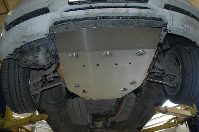 Защита картера для BMW 1 Series  2011 - 2019, V-1.6 AT , Sheriff, алюминий 5 мм, арт. 03.2589