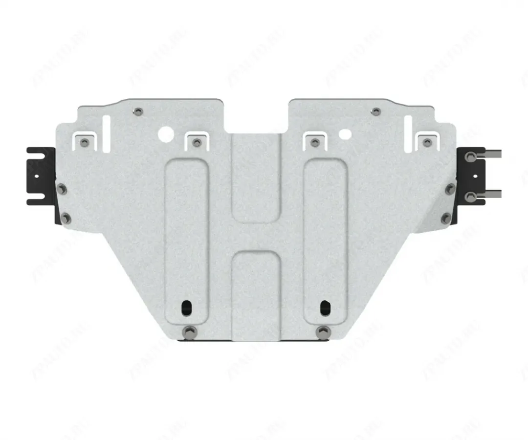 Защита радиатора для NISSAN Navara  2018 -, V-2,3 TDI  AT AWD, Sheriff, алюминий 6 мм, арт. 15.4025