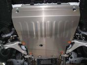 Защита  картера и кпп   для Lexus GS350 4WD 2005-2013  V-3,0 , ALFeco, алюминий 4мм, арт. ALF1208al