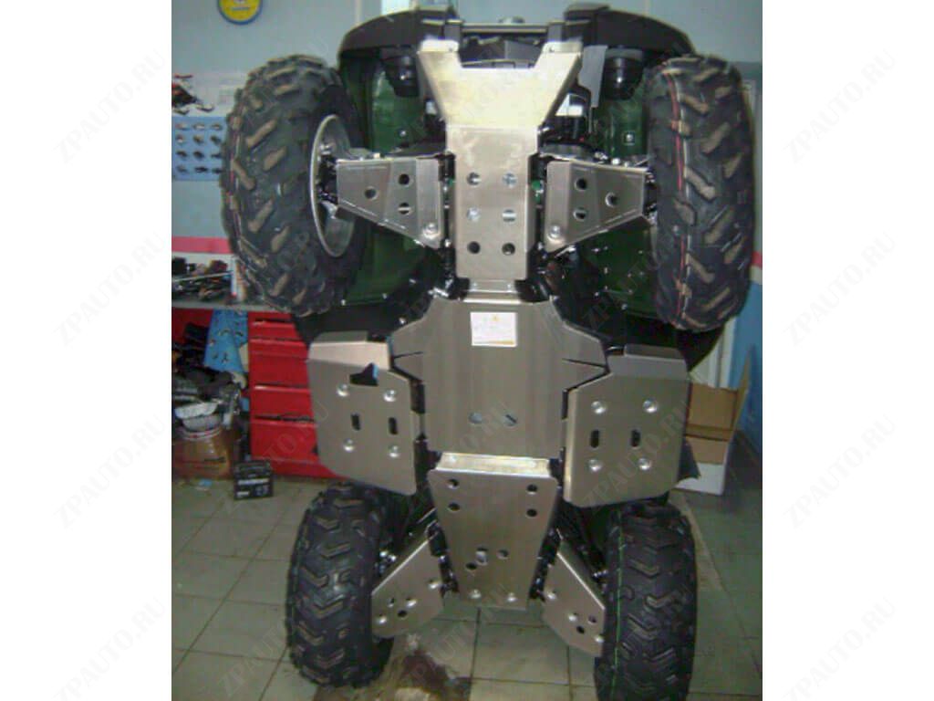 Комплект защиты квадроцикла YAMAHA Grizzly 550/700 2007-2012, алюминий 4мм, ALFeco, арт. ALF12003al
