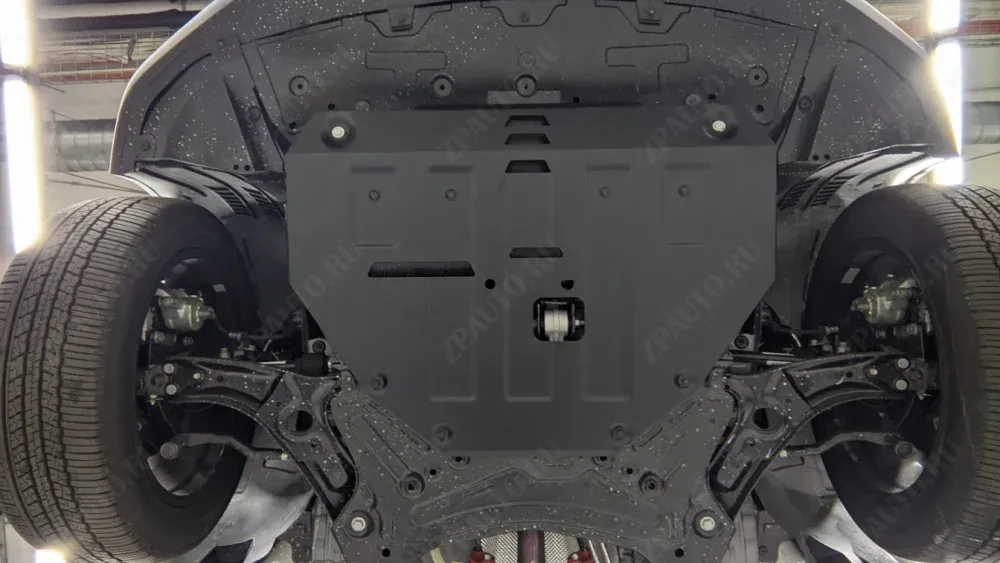 Защита картера и КПП для CHANGAN CS55 Plus  2023 - V-1,5 AT FWD, Sheriff, сталь 2, арт. 28.5485