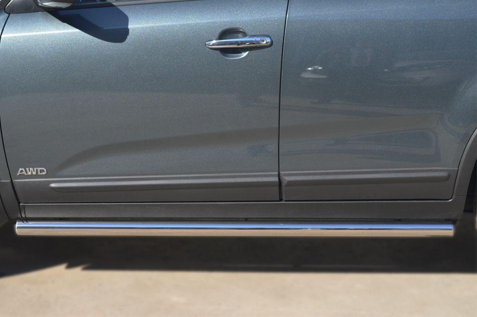 Пороги труба d57 вариант 3 для KIA Sorento 2013, Slitkoff KIT-0012683
