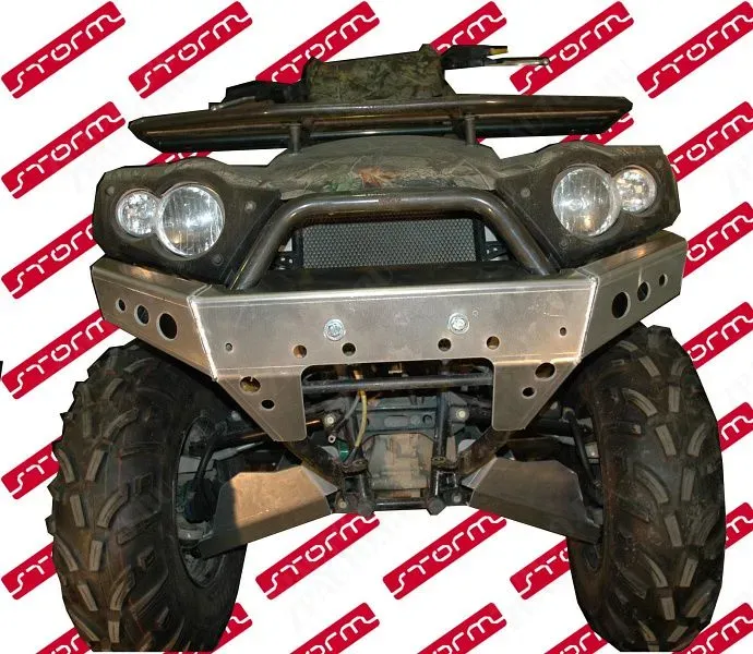 Защита бампера для KAWASAKI BruteForce KVF 2006-09, алюминий 4 мм, STORM, арт. 1361