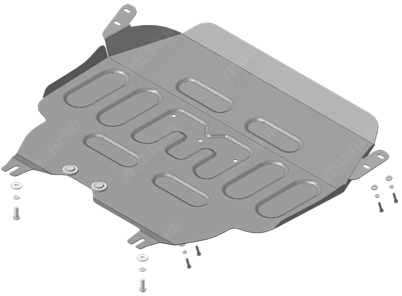 Защита стальная Мотодор (Двигатель, Коробка переключения передач), 2 мм, сталь для Haval Jolion 2021- арт. 73101