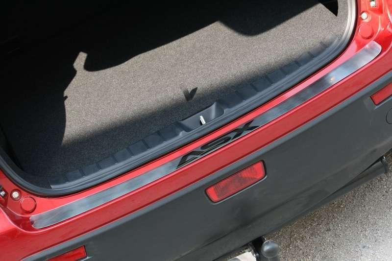 Накладка на наружный порог багажника с логотипом для Mitsubishi ASX 2010, Союз-96 MASX.36.3153
