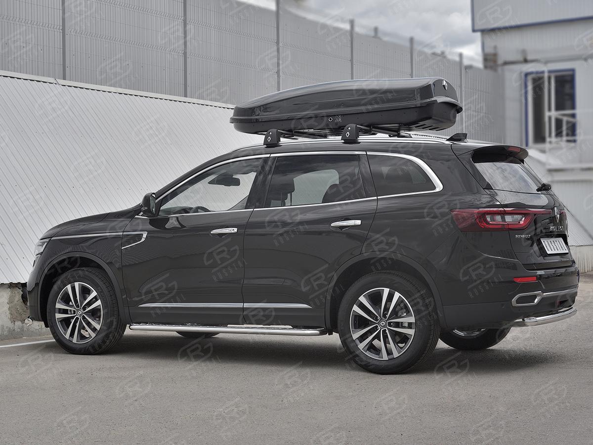 Защита заднего бампера d57 дуга RKZ-002977 для автомобиля RENAULT KOLEOS 2017-, Slitkoff