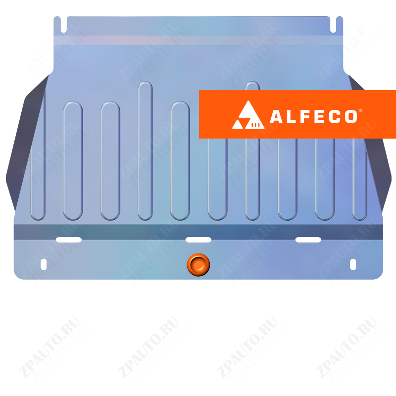 Защита  картера Mitsubishi Pajero III 1999-2006 V-all , ALFeco, алюминий 4мм, арт. ALF1419al