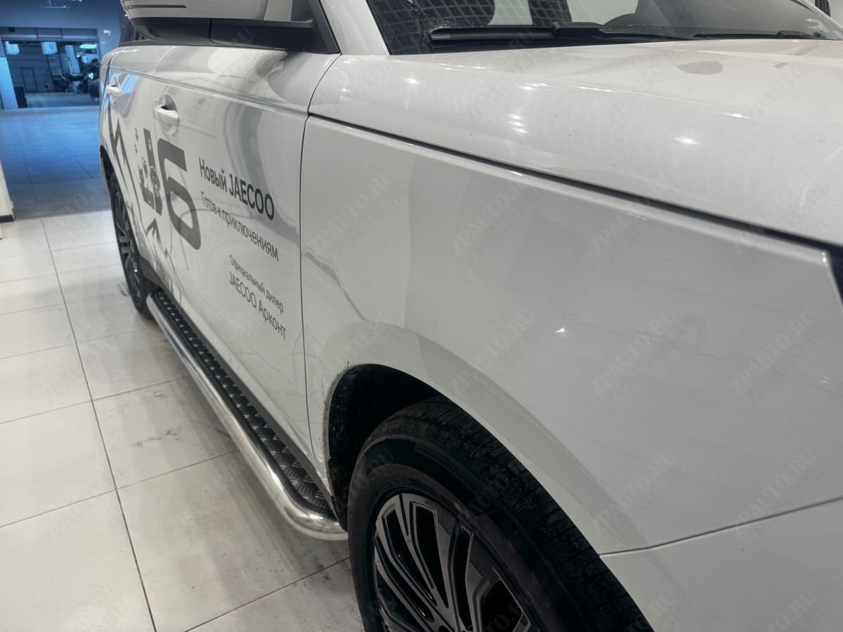 Пороги с накладным листом для автомобиля JAECOO J6 2026 арт. JCO.J6.26.41