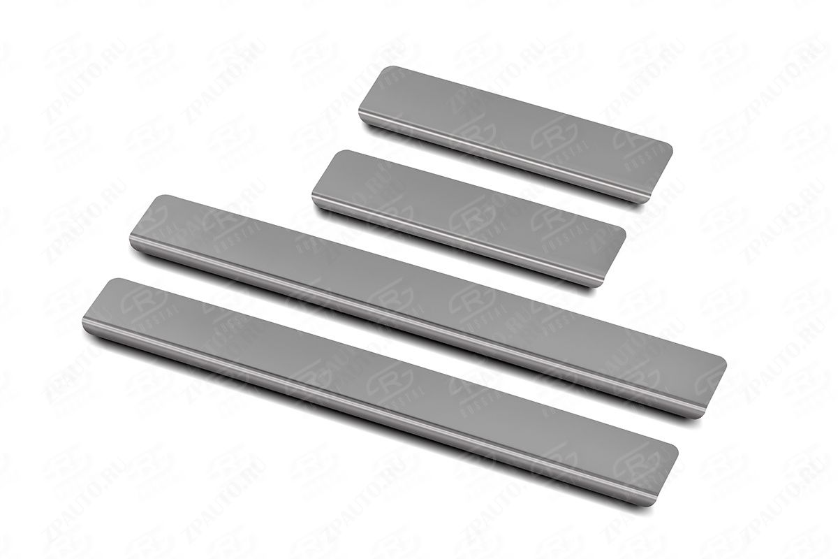 HAVAL JOLION 1.5 2WD 2021- Накладки на пороги RUSSTAL (нерж., шлиф) HJOL21-02