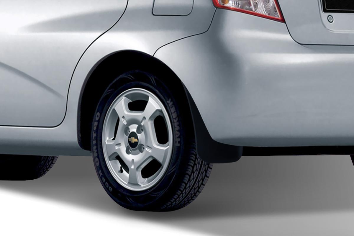 Брызговики задние CHEVROLET Aveo, 2012-2014, 2014 хб. 2 шт. (optimum) в коробке арт. FROSCH.08.17.E11