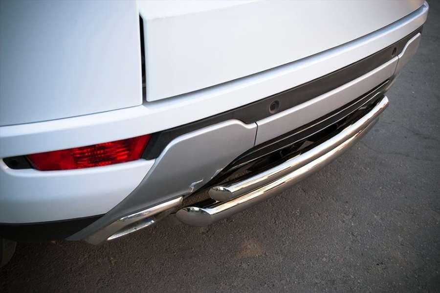 Защита заднего бампера d57/42 для Land Rover Evoque Dynamic 2011, Slitkoff REDZ-000666