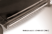 Защита порогов d76 труба Great Wall Hover H3 (2014-2016) Black Edition, Slitkoff, арт. GWHNR-H3-005BE