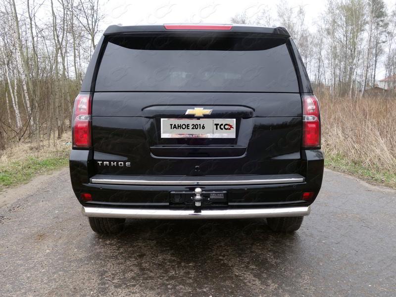 Защита задняя 76,1 мм для автомобиля Chevrolet Tahoe 2016-, TCC Тюнинг CHEVTAH16-20