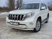 Защита передняя нижняя 76,1/50,8 мм для автомобиля Toyota Land Cruiser 150 Prado 2013-2017, TCC Тюнинг TOYLC15013-03