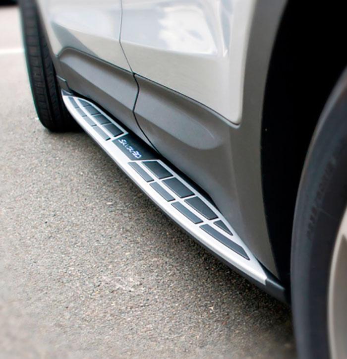 Пороги для Hyundai Santa Fe 2015-, ZD-XD-009, Китай