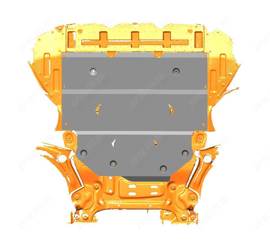 51.03ABC Защита картера двигателя и КПП GAC Empow V-1.5 (2025-) (Алюминий 4 мм)