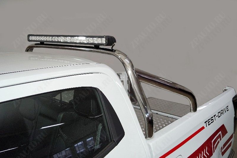 Защита кузова 75х42 со светодиодной фарой Great Wall POER KINGKONG 2023- арт. GRWALPOERKK23-31