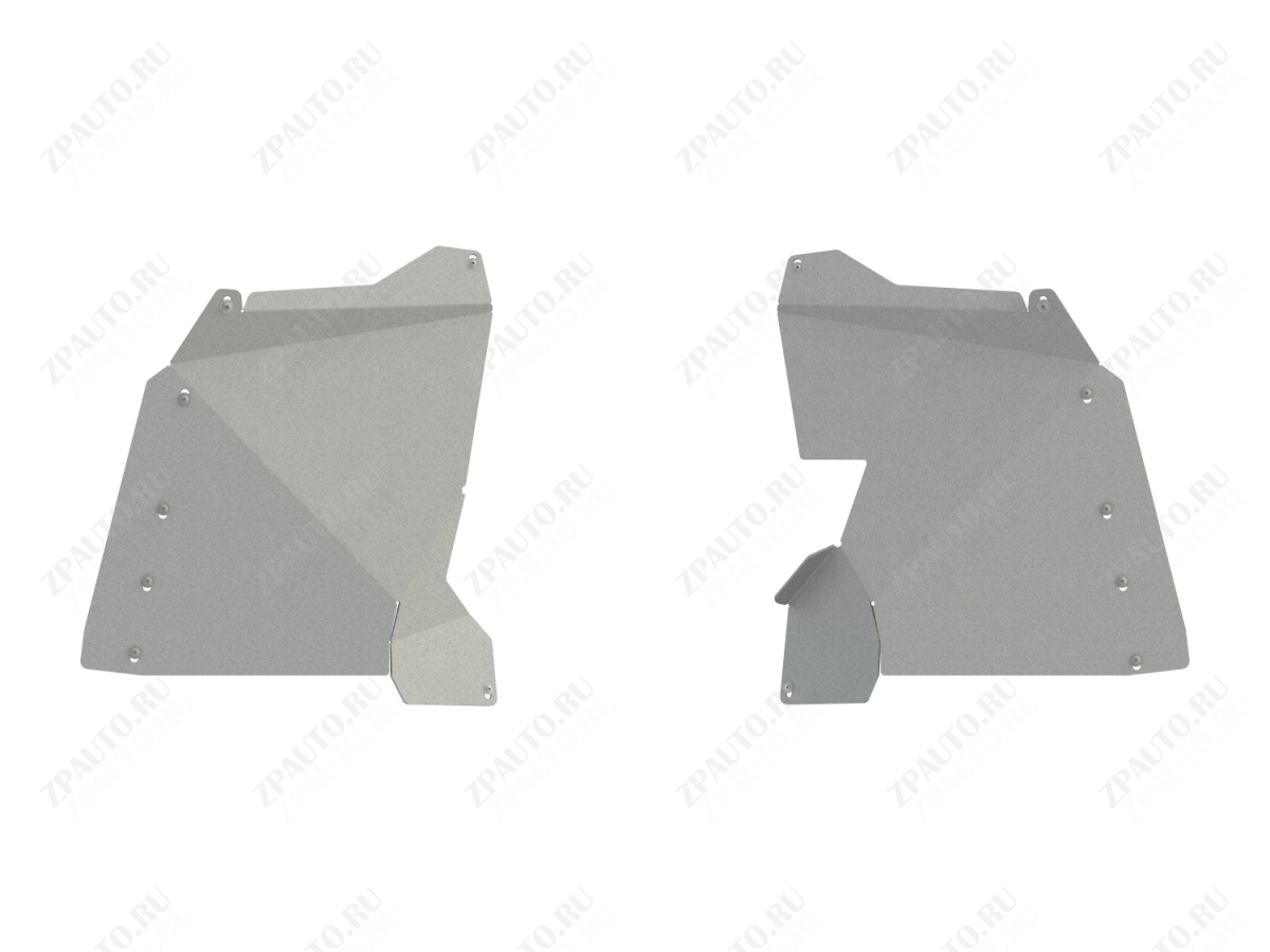 Защита колесных арок для CAN-AM Maverick X3 2017-, алюминий 4 мм, STORM, арт. MP 0488