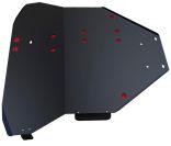 Защита картера и КПП АвтоБроня для Mazda 323 BJ (V - все) 1998-2003, сталь 1.8 мм, с крепежом, 111.03810.1