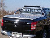 Защита кузова и заднего стекла 75х42 мм со светодиодной фарой (для крышки) для автомобиля Mitsubishi L200 2019, TCC Тюнинг MITL20019-26