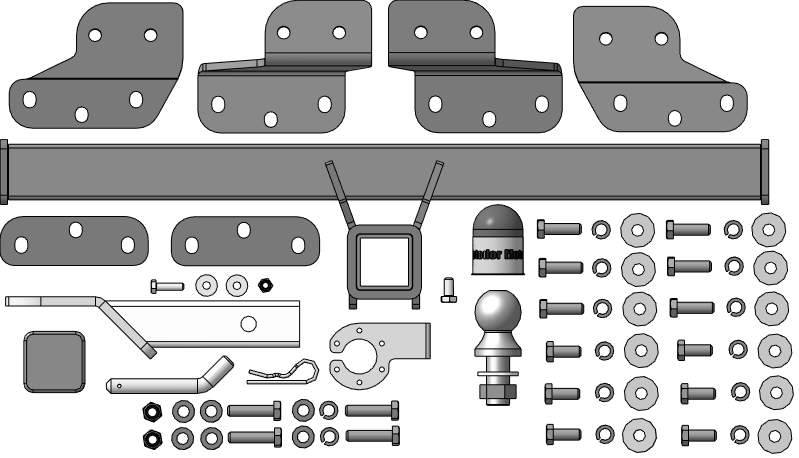Фаркоп Omoda C5 2024-, тип шара E, MOTODOR, арт. 99029-E