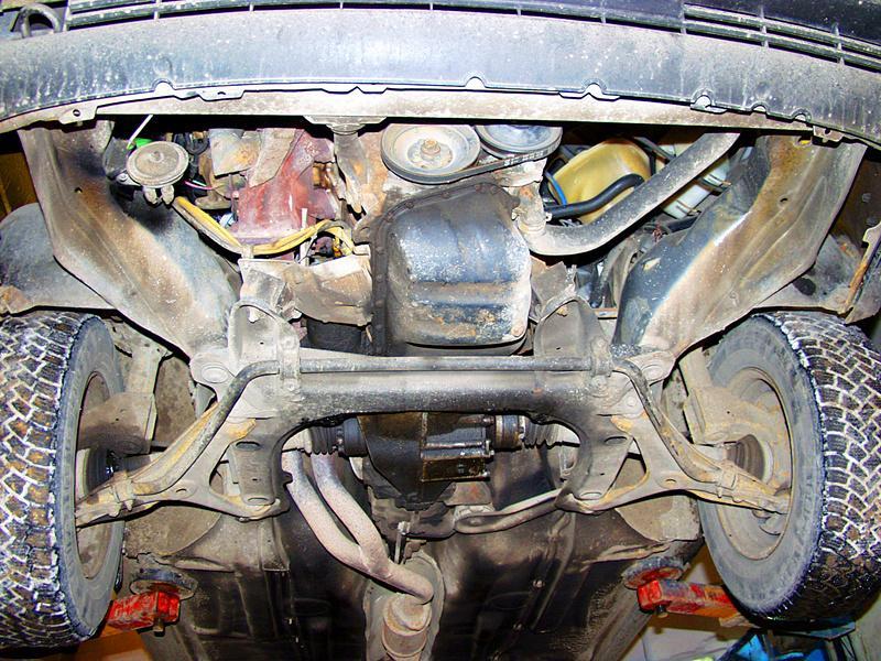 26.0454 Защита картера Volkswagen Passat B2 32 V-1,3;1,6;1,8;1,6D (1980-1988) (сталь 2,0 мм)