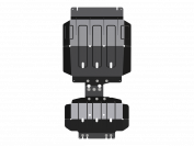 Защита КПП для CHEVROLET Silverado  2019 -, V-6,6 V8 DURAMAX AT6 TD, Sheriff, сталь 2,5 мм, арт. 04.4368