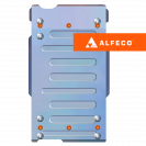 Защита  КПП и РК Discovery 2 1998-2004 V-2,0; 2,5 TD; 3,9; 4,0 , ALFeco, алюминий 4мм, арт. ALF3803al