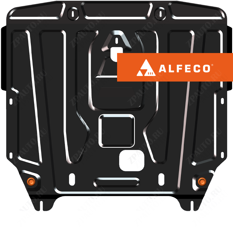 Защита  картера и КПП Hyundai Elantra V (MD) 2010-2016 V-all , ALFeco, сталь 2мм, арт. ALF1026st