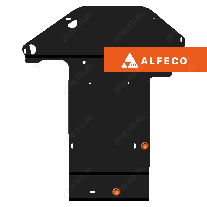 Защита  картера и КПП BMW 3-й серии E90/E91 2008-2011 V-2,0 , ALFeco, сталь 2мм, арт. ALF3452st